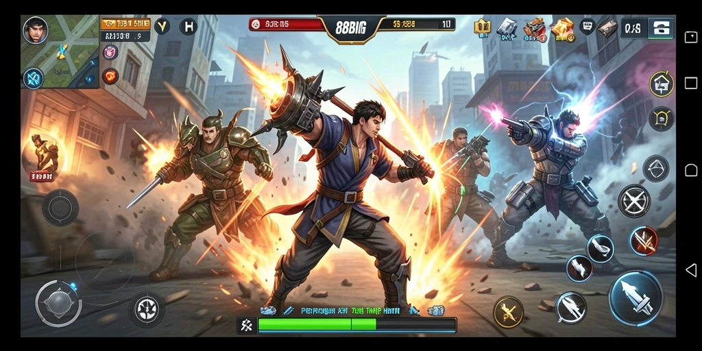 Tampilan gameplay 88BIG yang penuh aksi seru dan grafis menarik.