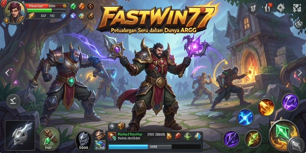 Tampilan gameplay seru dari arpg FASTWIN77 yang mendebarkan.