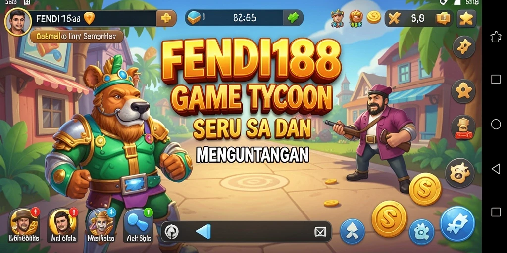 Tampilan gameplay FENDI188 yang menggugah semangat Tycoon.