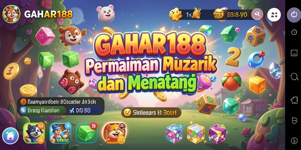Tampilan gameplay menarik dari GAHAR188 yang menantang.
