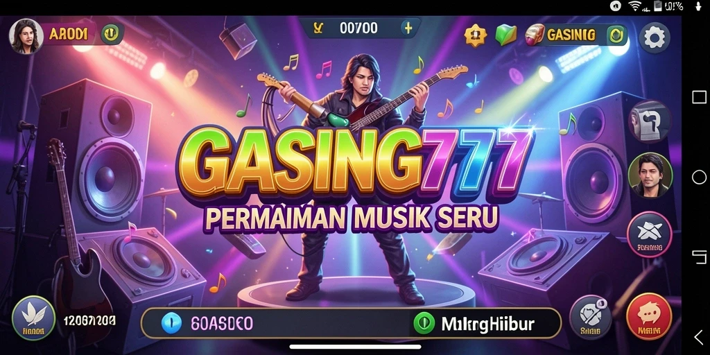 Tampilan gameplay GASING777 yang penuh warna dan menarik.