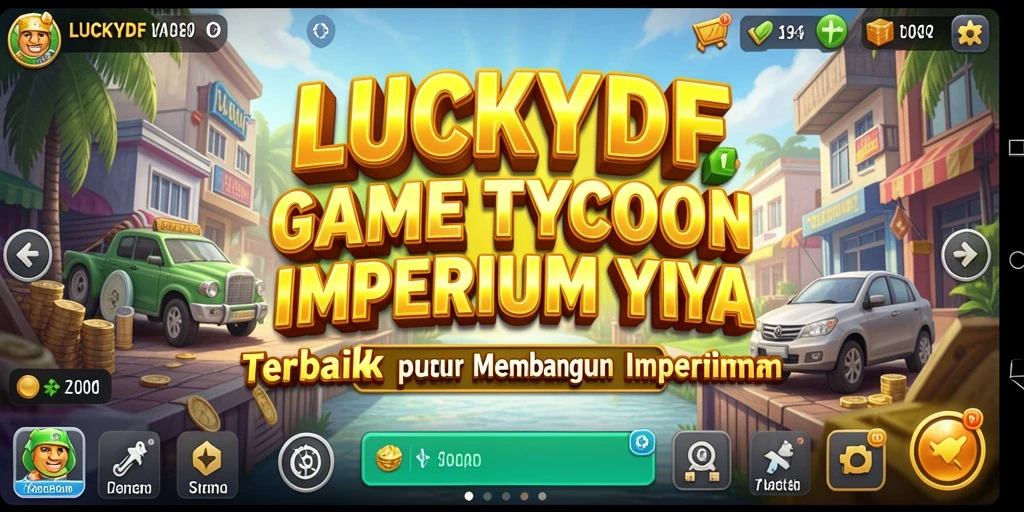 Tampilan gameplay seru dan interaktif dari LUCKYDF.