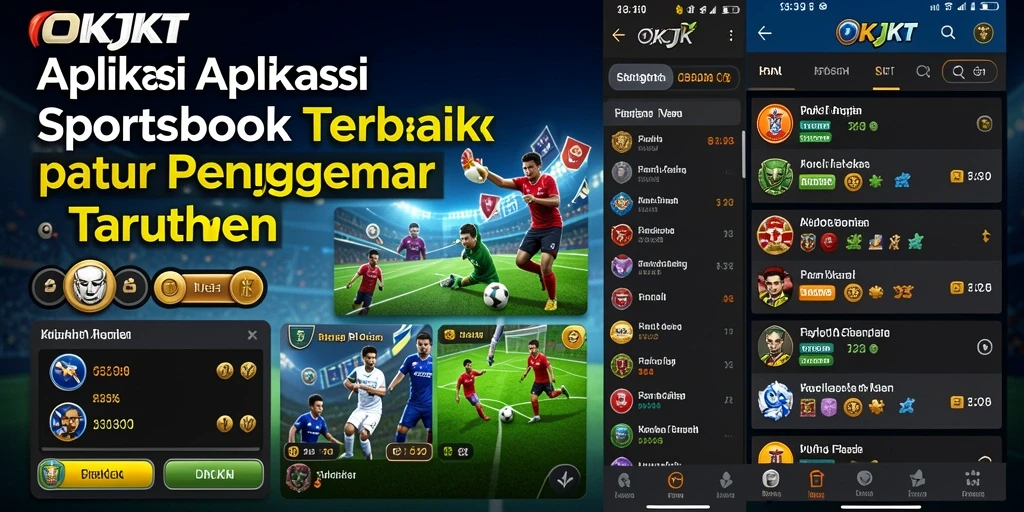 Screenshot gameplay dari aplikasi Sportsbook OKJKT yang menarik.