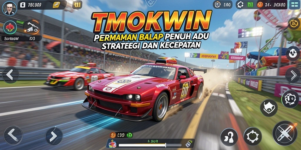 Tampilan balapan intens dan seru di TMOKWIN.